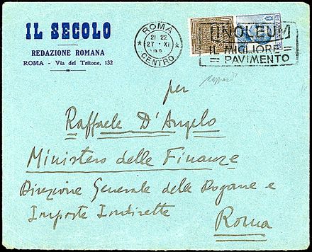 ITALIA REGNO Pubblicitari  - Catalogo Catalogo di vendita su offerte - Studio Filatelico Toselli