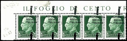 REPUBBLICA SOCIALE ITALIANA  - Catalogo Catalogo di vendita su offerte - Studio Filatelico Toselli