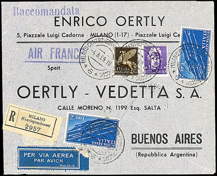 POSTA AEREA  - Catalogo Catalogo di vendita su offerte - Studio Filatelico Toselli