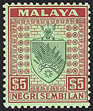 COLONIE INGLESI - MALAYSIA - Negri Sembilan  - Catalogo Catalogo Generale di Vendita su offerta - I - Studio Filatelico Toselli