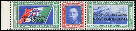 ITALIA REGNO Posta aerea  - Catalogo Catalogo a prezzi netti on-line - Studio Filatelico Toselli
