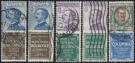 ITALIA REGNO Pubblicitari  - Catalogo Catalogo di vendita su offerte - Studio Filatelico Toselli
