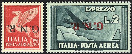 REPUBBLICA SOCIALE ITALIANA Posta aerea  - Catalogo Catalogo Generale di Vendita su offerta - I - Studio Filatelico Toselli