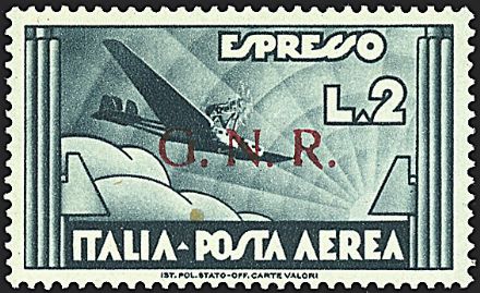 REPUBBLICA SOCIALE ITALIANA Posta aerea  - Catalogo Catalogo di vendita su offerta - Studio Filatelico Toselli