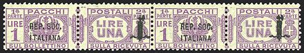 REPUBBLICA SOCIALE ITALIANA Pacchi postali  - Catalogo Catalogo Generale di Vendita su offerta - I - Studio Filatelico Toselli