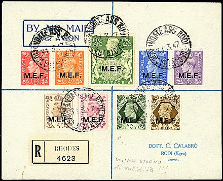 OCCUPAZIONI STRANIERE DELLE COLONIE M.E.F.  - Catalogo Catalogo di vendita su offerte - Studio Filatelico Toselli