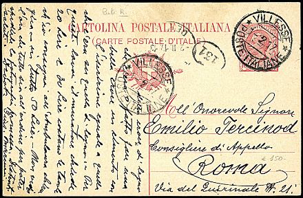 ITALIA REGNO Cartoline Postali  - Catalogo Catalogo di vendita su offerte - Studio Filatelico Toselli