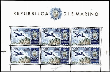 SAN MARINO Foglietti  - Catalogo Catalogo di vendita su offerte - Studio Filatelico Toselli