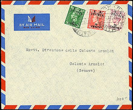 OCCUPAZIONI STRANIERE DELLE COLONIE - ERITREA  - Catalogo Catalogo di vendita su offerte - Studio Filatelico Toselli