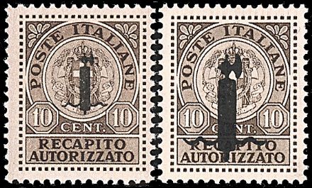REPUBBLICA SOCIALE ITALIANA Recapito autorizzato  - Catalogo Catalogo di vendita su offerte - Studio Filatelico Toselli