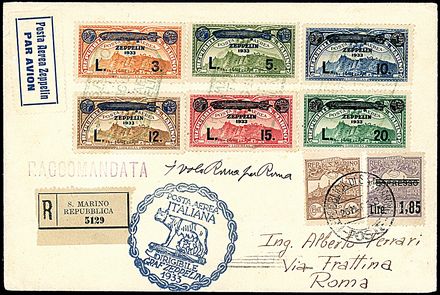 ZEPPELIN - SAN MARINO  - Catalogo Catalogo di vendita su offerte - Studio Filatelico Toselli