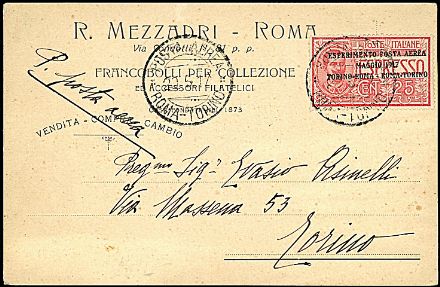 POSTA AEREA  - Catalogo Catalogo di vendita su offerte - Studio Filatelico Toselli