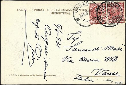 COLONIE ITALIANE - SOMALIA  - Catalogo Catalogo di vendita su offerte - Studio Filatelico Toselli