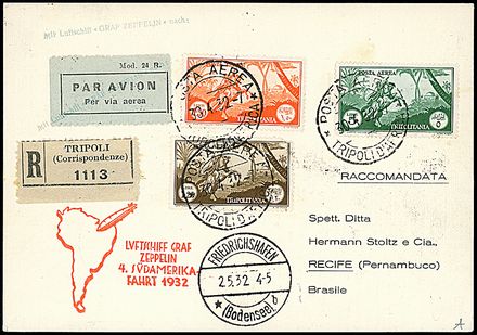 ZEPPELIN - TRIPOLITANIA  - Catalogo Catalogo di vendita su offerte - Studio Filatelico Toselli