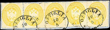 ANTICHI STATI ITALIANI - LOMBARDO VENETO  - Catalogo Catalogo di vendita su offerte - Studio Filatelico Toselli