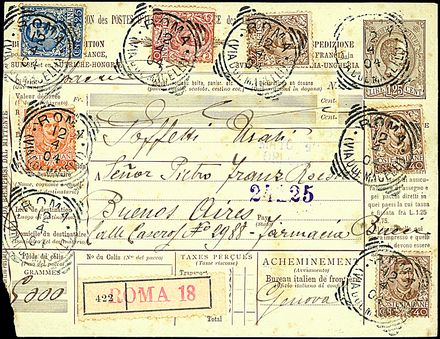 ITALIA REGNO Bollettini pacchi  - Catalogo Catalogo di vendita su offerte - Studio Filatelico Toselli