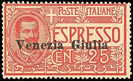 TERRE REDENTE ANNESSE OD OCCUPATE - VENEZIA GIULIA - Espressi  - Catalogo Catalogo di vendita su offerte - Studio Filatelico Toselli