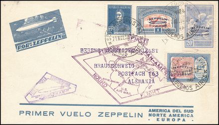 ZEPPELIN - ARGENTINA  - Catalogo Catalogo di Vendita su offerta di Posta Aerea - II - Studio Filatelico Toselli