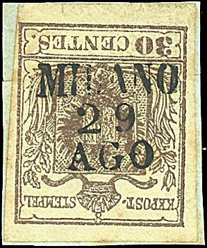 ANTICHI STATI ITALIANI - LOMBARDO VENETO  - Catalogo Catalogo di vendita su offerte - Studio Filatelico Toselli