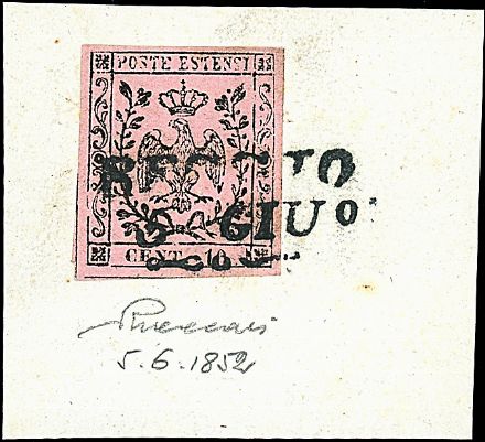 ANTICHI STATI ITALIANI - MODENA  - Catalogo Catalogo di vendita su offerte - Studio Filatelico Toselli