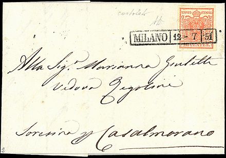 ANTICHI STATI ITALIANI - LOMBARDO VENETO  - Catalogo Catalogo di vendita su offerte - Studio Filatelico Toselli