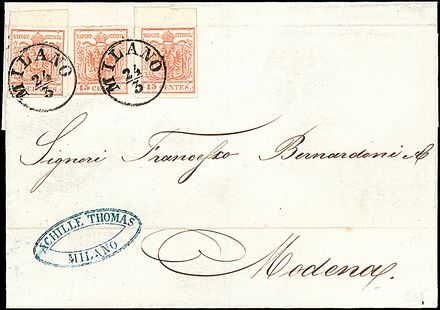 ANTICHI STATI ITALIANI - LOMBARDO VENETO  - Catalogo Catalogo di vendita su offerte - Studio Filatelico Toselli