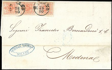 ANTICHI STATI ITALIANI - LOMBARDO VENETO  - Catalogo Catalogo di vendita su offerte - Studio Filatelico Toselli