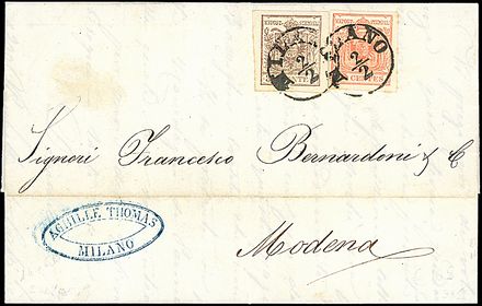 ANTICHI STATI ITALIANI - LOMBARDO VENETO  - Catalogo Catalogo di vendita su offerte - Studio Filatelico Toselli