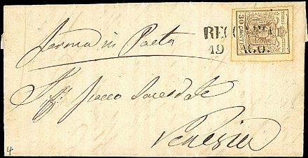 ANTICHI STATI ITALIANI - LOMBARDO VENETO  - Catalogo Catalogo di vendita su offerte - Studio Filatelico Toselli