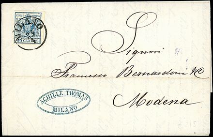 ANTICHI STATI ITALIANI - LOMBARDO VENETO  - Catalogo Catalogo di vendita su offerte - Studio Filatelico Toselli