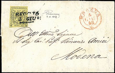 ANTICHI STATI ITALIANI - MODENA  - Catalogo Catalogo di vendita su offerte - Studio Filatelico Toselli