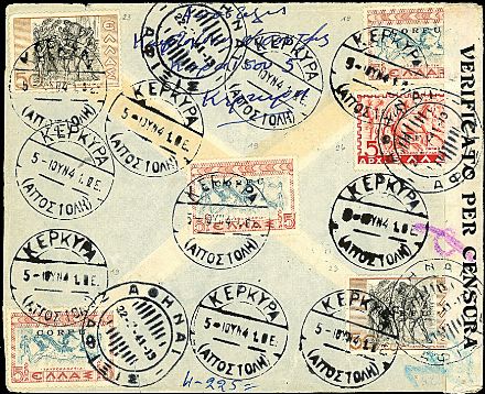 TERRE REDENTE ANNESSE OD OCCUPATE - CORFU'  - Catalogo Catalogo di vendita su offerte - Studio Filatelico Toselli