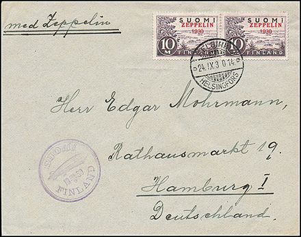 ZEPPELIN - FINLANDIA  - Catalogo Catalogo di vendita su offerte - Studio Filatelico Toselli