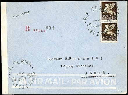 OCCUPAZIONI STRANIERE DELLE COLONIE - FEZZAN - Occupazione Francese  - Catalogo Catalogo di vendita su offerte - Studio Filatelico Toselli