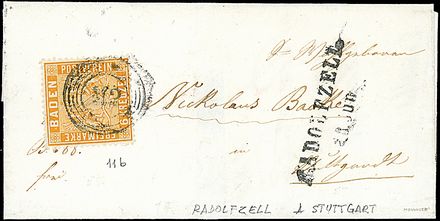 EUROPA - ANTICHI STATI TEDESCHI - Baden  - Catalogo Catalogo di vendita su offerte - Studio Filatelico Toselli