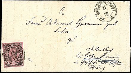 EUROPA - ANTICHI STATI TEDESCHI - Sassonia  - Catalogo Catalogo di vendita su offerte - Studio Filatelico Toselli