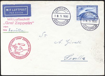 ZEPPELIN - GERMANIA  - Catalogo Catalogo di Vendita su offerta di Posta Aerea - II - Studio Filatelico Toselli