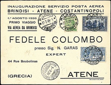 POSTA AEREA  - Catalogo Catalogo di vendita su offerte - Studio Filatelico Toselli