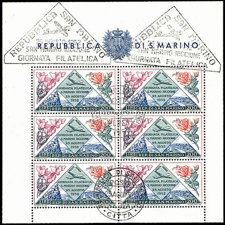 SAN MARINO Foglietti  - Catalogo Catalogo di vendita su offerte - Studio Filatelico Toselli