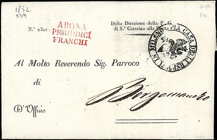 ANTICHI STATI ITALIANI - LOMBARDO VENETO  - Catalogo Catalogo di vendita su offerte - Studio Filatelico Toselli