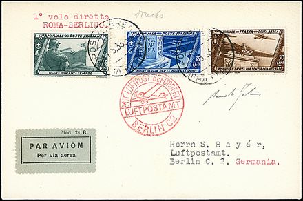 POSTA AEREA  - Catalogo Catalogo di vendita su offerte - Studio Filatelico Toselli