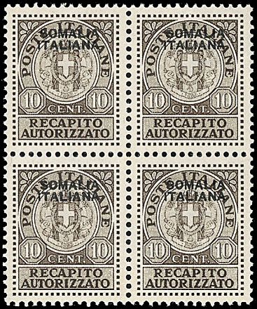 COLONIE ITALIANE - SOMALIA - Recapito autorizzato  - Catalogo Catalogo di vendita su offerte - Studio Filatelico Toselli