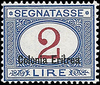 COLONIE ITALIANE - ERITREA - Segnatasse  - Catalogo Catalogo di vendita su offerte - Studio Filatelico Toselli