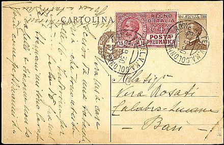 ITALIA REGNO Posta Pneumatica  - Catalogo Catalogo di vendita su offerte - Studio Filatelico Toselli