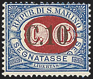 SAN MARINO Segnatasse  - Catalogo Catalogo di vendita su offerte - Studio Filatelico Toselli