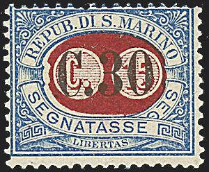 SAN MARINO Segnatasse  - Catalogo Catalogo di vendita su offerte - Studio Filatelico Toselli