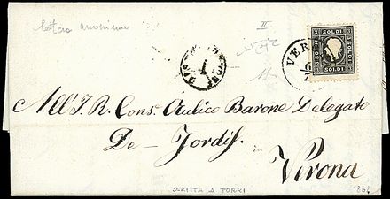 ANTICHI STATI ITALIANI - LOMBARDO VENETO  - Catalogo Catalogo di vendita su offerte - Studio Filatelico Toselli