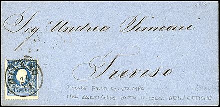 ANTICHI STATI ITALIANI - LOMBARDO VENETO  - Catalogo Catalogo di vendita su offerte - Studio Filatelico Toselli