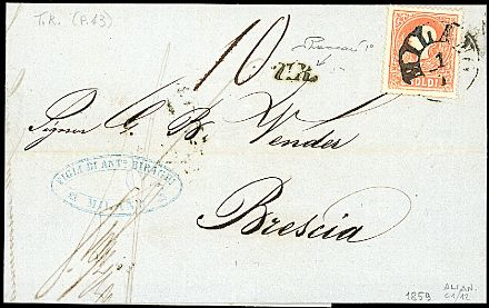 ANTICHI STATI ITALIANI - LOMBARDO VENETO  - Catalogo Catalogo di vendita su offerte - Studio Filatelico Toselli