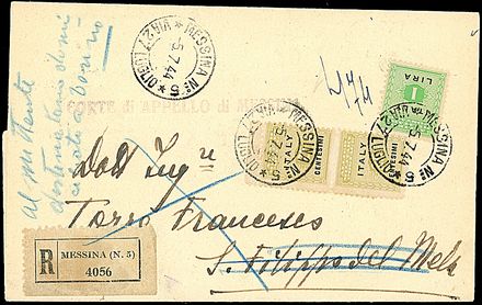 OCCUPAZIONI STRANIERE DELLE COLONIE Occupazione Anglo - Americana Sicilia  - Catalogo Catalogo di vendita su offerte - Studio Filatelico Toselli
